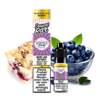 DINNER LADY Berry Jam on Toast Nikotinsalz Liquid 10 ml 10mg Nikotinmenge