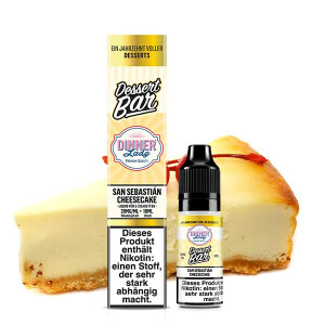 DINNER LADY San Sebastian Cheesecake Nikotinsalz Liquid...