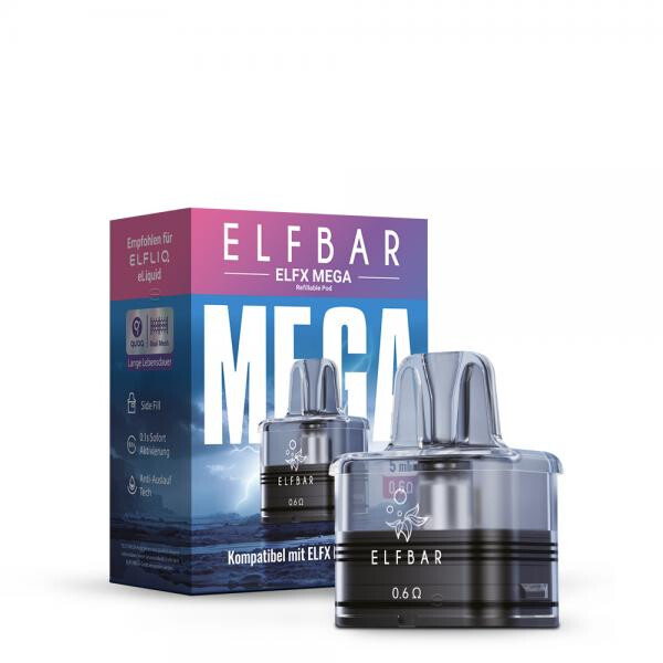 Elfbar ELFX Mega Pod Tank Verdampfer 5 ml 0.8 Ohm