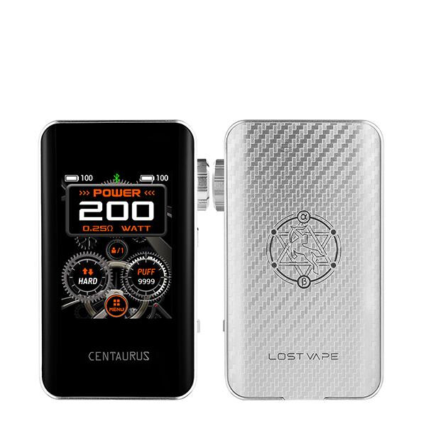 Lost Vape Centaurus BT200 Mod Akkuträger silver-carbon Farbe