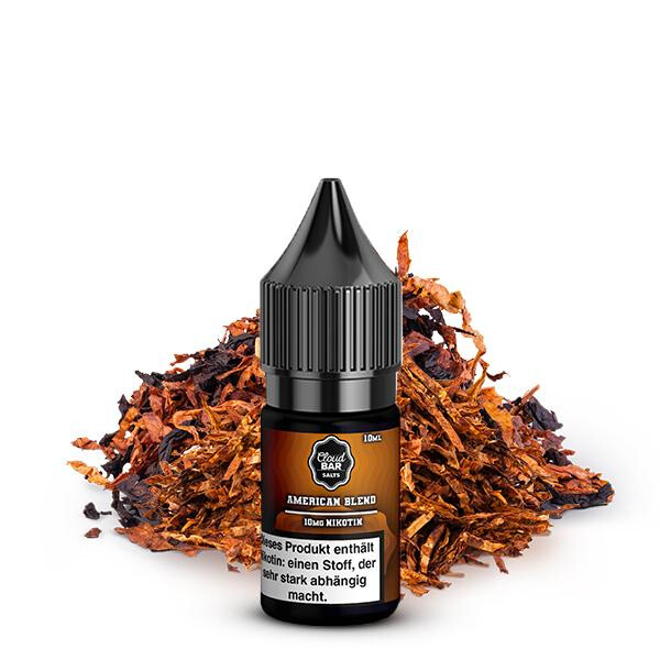 CLOUDBAR American Blend Nikotinsalz Liquid 10ml 10mg Nikotinmenge