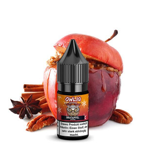 OWLIQ Winteredition Bratapfel Nikotinsalz Liquid 10 ml...