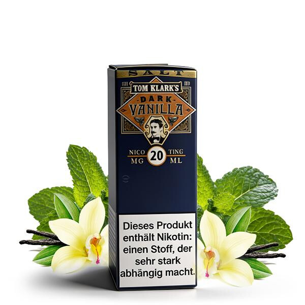 TOM KLARKS Dark Vanilla Nikotinsalz Liquid 10ml 20mg Nikotinmenge