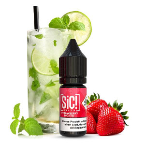 SIC! Strawberry Mojito Nikotinsalz Liquid 10 ml 20mg...
