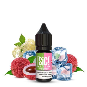 SIC! Elderflower Lychee Ice Nikotinsalz Liquid 10 ml 20mg...