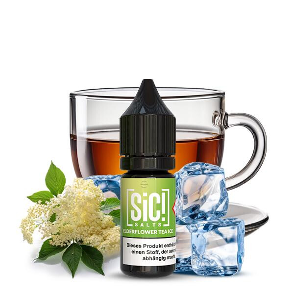 SIC! Elderflower Tea Ice Nikotinsalz Liquid 10 ml 20mg Nikotinmenge