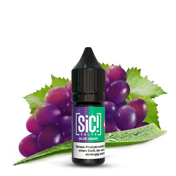 SIC! Aloe Grape Nikotinsalz Liquid 10 ml 20mg Nikotinmenge