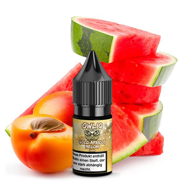 OWLIQ Gold Apricot Melon Nikotinsalz Liquid 10 ml 10mg Nikotinmenge