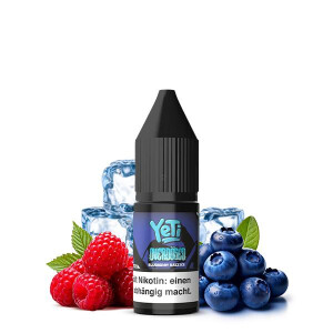 YETI OVERDOSED Blueberry Razz Ice Nikotinsalz Liquid 10...