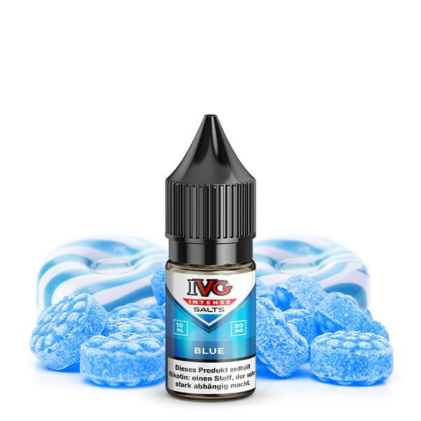 IVG INTENSE Blue Nikotinsalz Liquid 10 ml 10mg Nikotinmenge