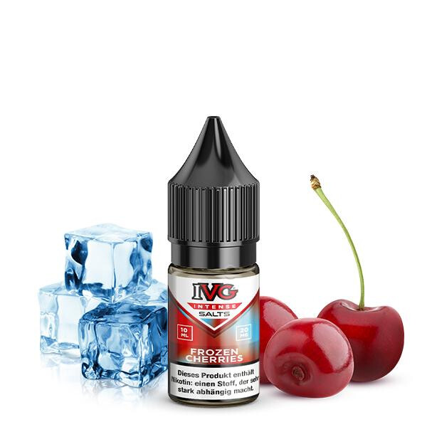 IVG INTENSE Frozen Cherries Nikotinsalz Liquid 10 ml 20mg Nikotinmenge