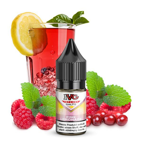 IVG INTENSE Pink Lemonade Nikotinsalz Liquid 10 ml 20mg Nikotinmenge