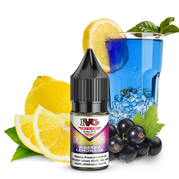 IVG INTENSE Riberry Lemonade Nikotinsalz Liquid 10 ml 10mg Nikotinmenge