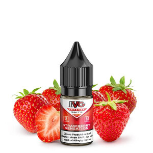 IVG INTENSE Strawberry Sensation Nikotinsalz Liquid 10 ml...