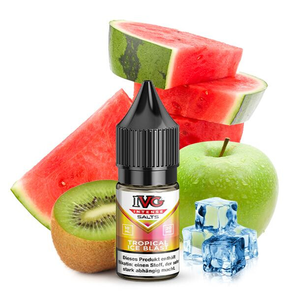IVG INTENSE Tropical Ice Blast Nikotinsalz Liquid 10 ml 10mg Nikotinmenge