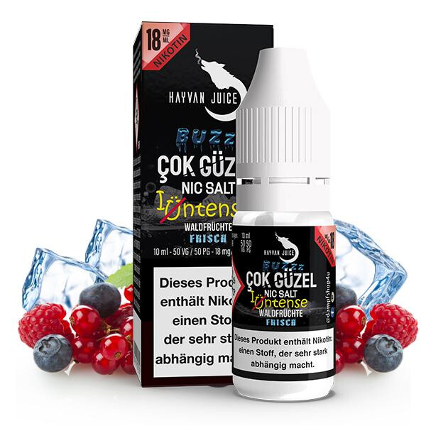 HAYVAN JUICE INTENSE Cok Güzel Nikotinsalz Liquid 10ml 10mg Nikotinmenge