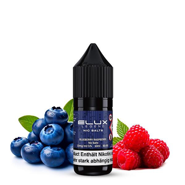 ELUX Blueberry Raspberry Nikotinsalz Liquid 10 ml 10mg Nikotinmenge
