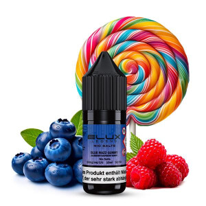 ELUX Blue Razz Gummy Nikotinsalz Liquid 10 ml 10mg...