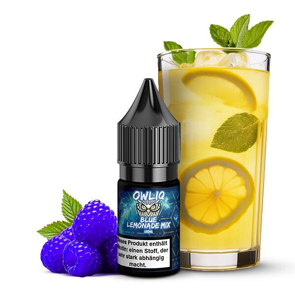 OWLIQ Blue Lemonade Mix Nikotinsalz Liquid 10 ml 10mg Nikotinmenge