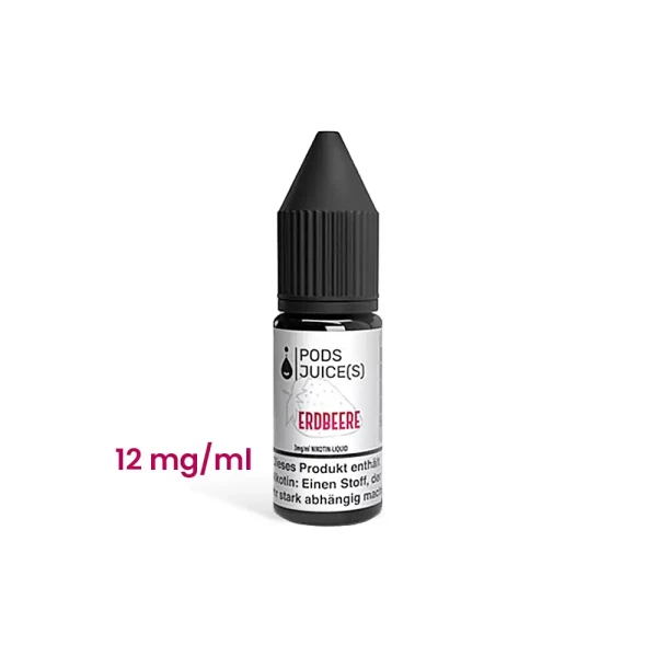 Pod Juices 10ml Liquids 12 mg/ml Erdbeere