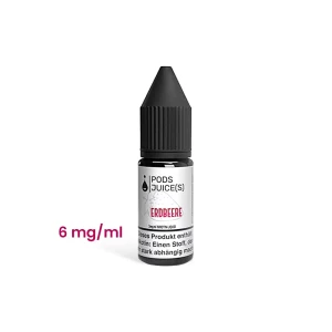 Pod Juices 10ml Liquids 6 mg/ml Erdbeere