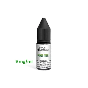 Pod Juices 10ml Liquids 9 mg/ml Grüner Apfel