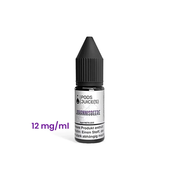 Pod Juices 10ml Liquids 12 mg/ml Johannisbeere