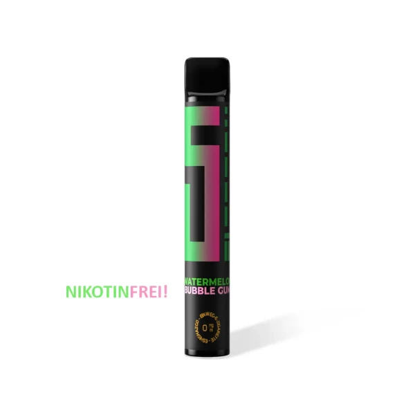 5EL- Einweg E-Zigaretten  0 mg/ml Watermelon Bubble Gum
